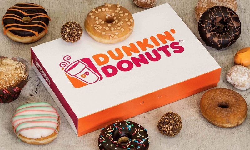 All kinds of donut boxes