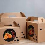Export cardboard fruit box