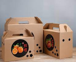 Export cardboard fruit box